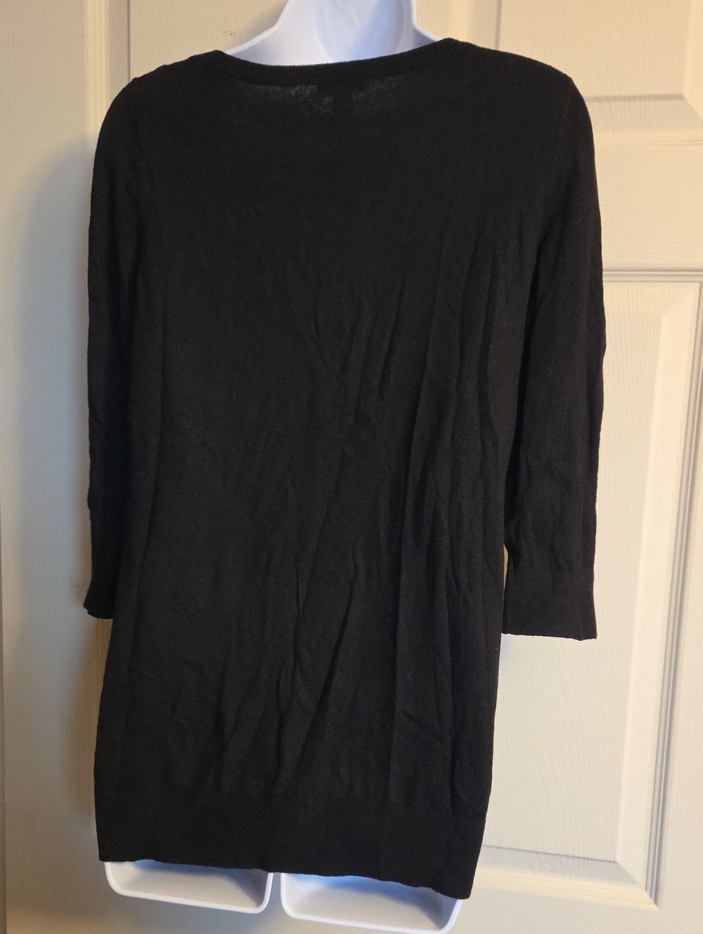 Ann Taylor Black 3/4 Sleeve Pullover Sweater Size Small - Picture 2 of 8